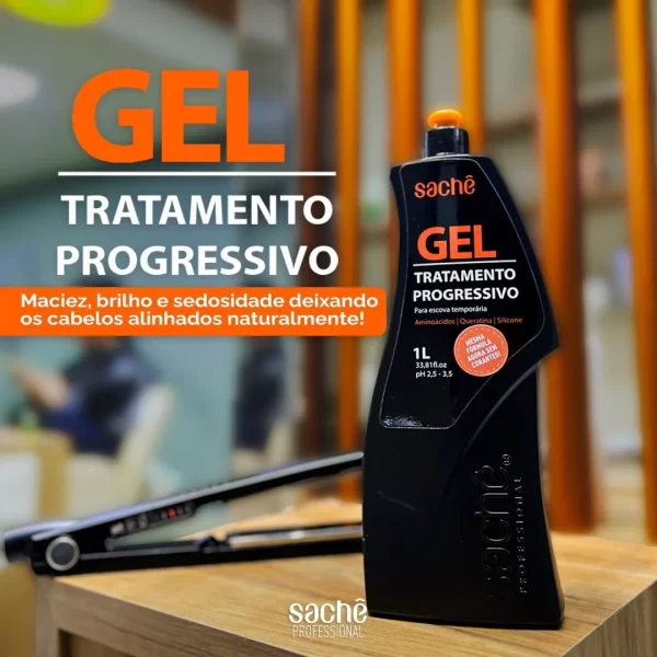 Tratamento Progressivo Em Gel Fresh 1l Sachê Professional