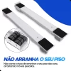 Suporte Base Rodinhas Ajustável P/ Geladeira Fogão Máquina