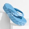 Chinelo Feminino Plataforma trançado corda Anabela Salto Muito Leve 100% em EVA - Imagem 4