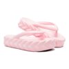 Chinelo Feminino Plataforma trançado corda Anabela Salto Muito Leve 100% em EVA - Imagem 15